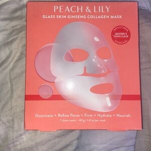 Peach & Lily Glass Skin Ginseng Collagen Mask -  (7 Sheet Masks)